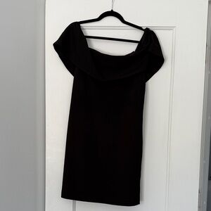 Charles Henry Off-Shoulder Mini Dress